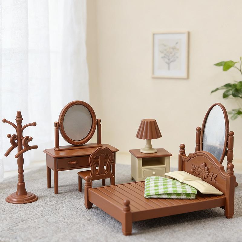 Bedroom Furniture - أثاث مصغر جديد لبيت الدمى، طاولة