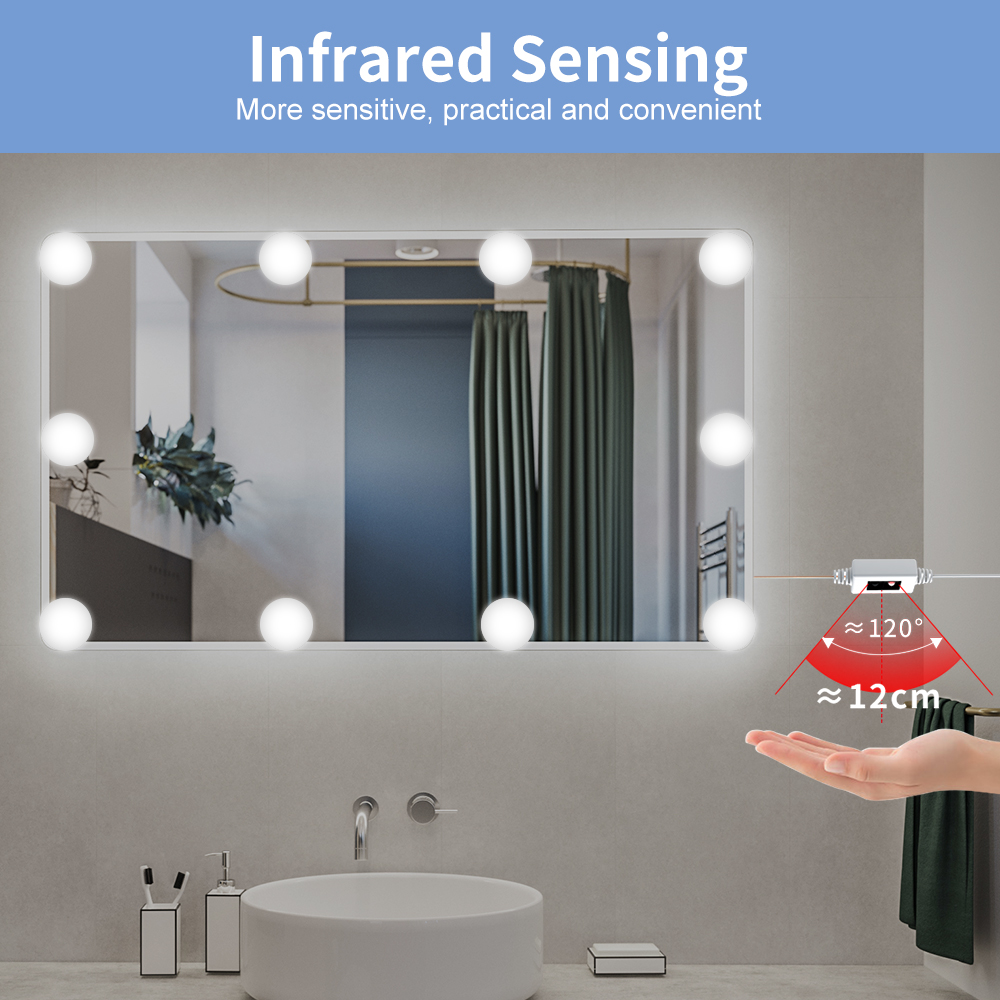 عكس الضوء خلع الملابس الجدول L - مراجعة Dressing Table Vanity With Lighted Mirror وسعره